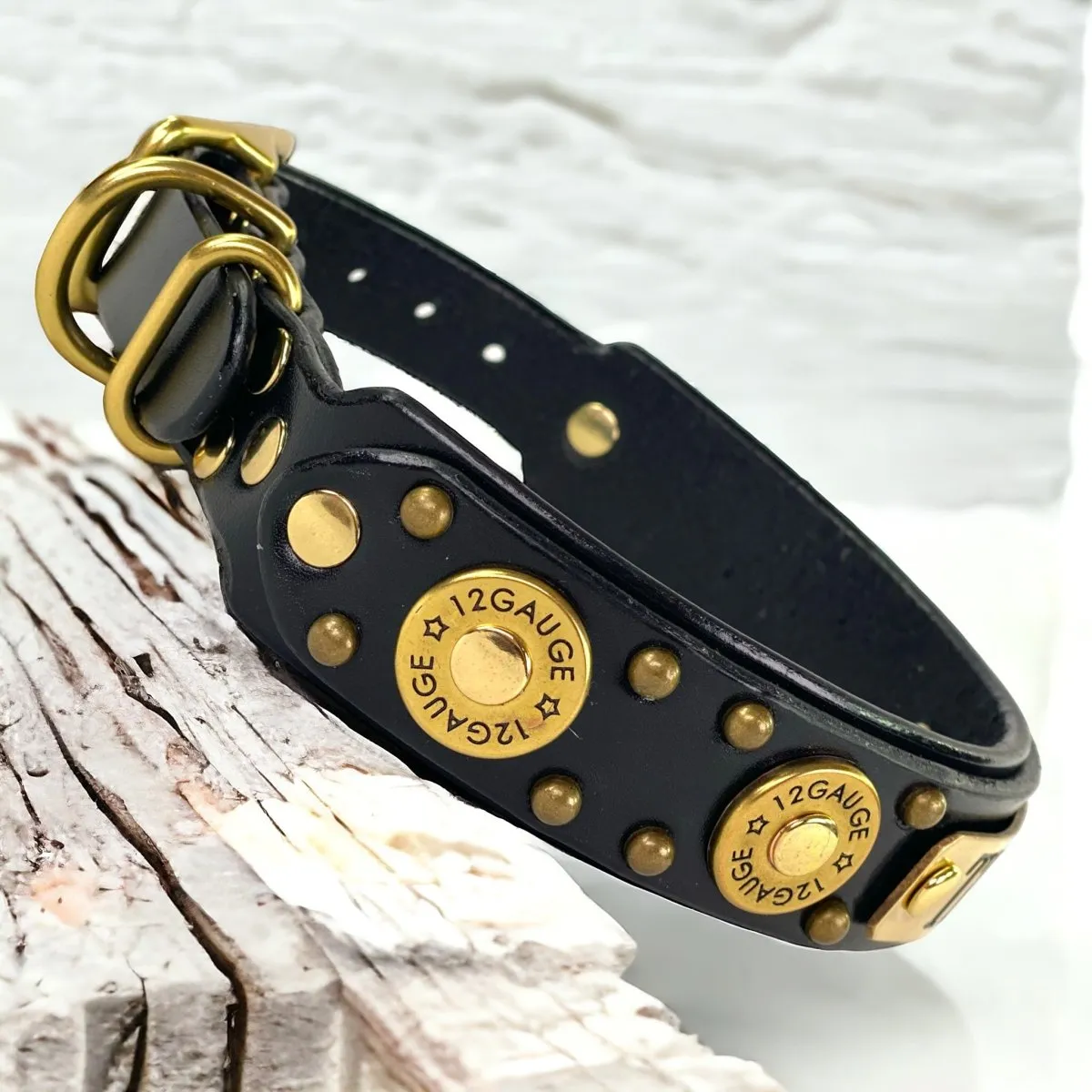 Personalized Leather Dog Collar Legend