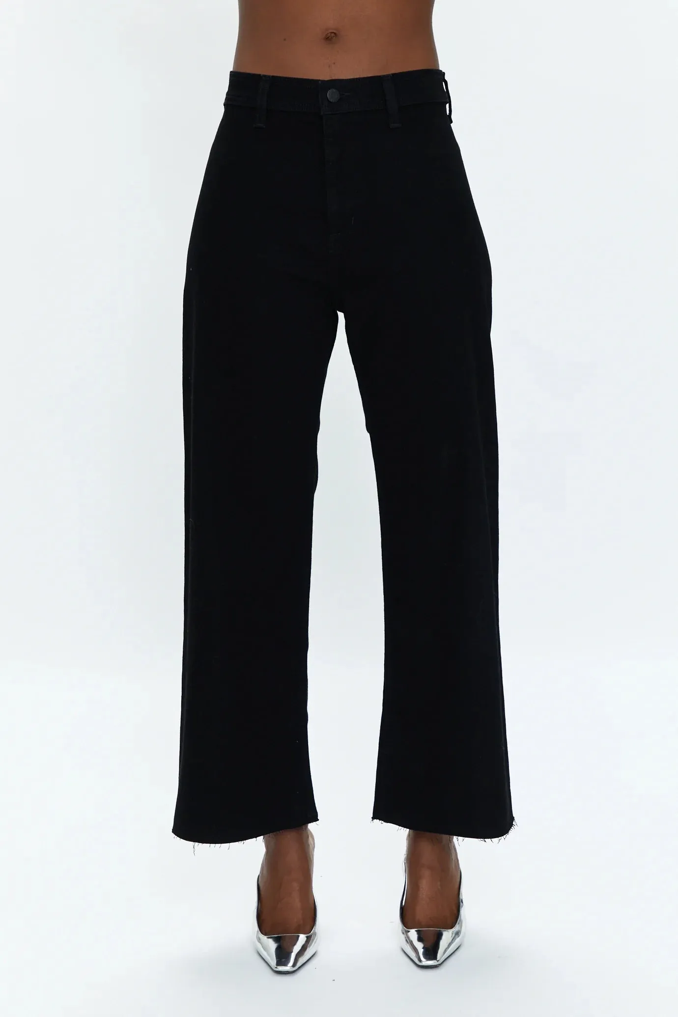 PISTOLA - PENNY HIGH RISE WIDE LEG BLACK￼