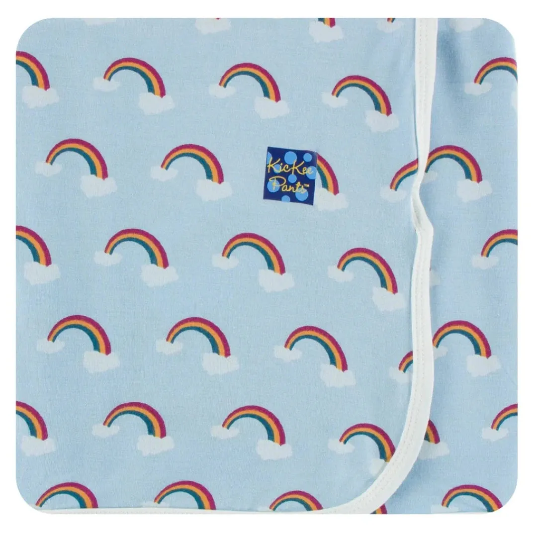 Pond Rainbow Bamboo Swaddling Blanket