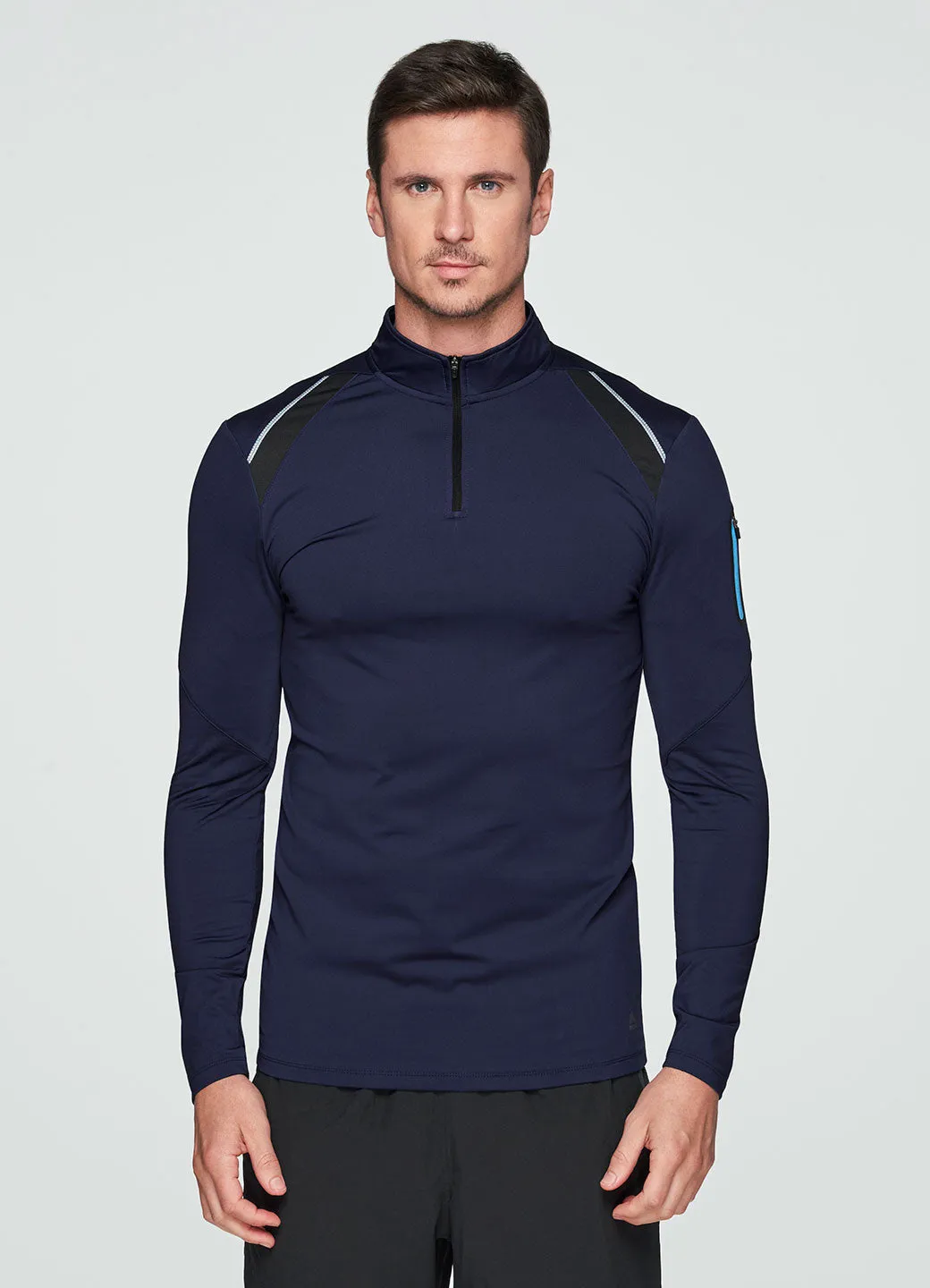 Prime Compression 1/4 Zip Base Layer Tee