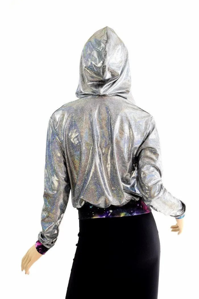 "Kimberly" Jacket in Silver Holo