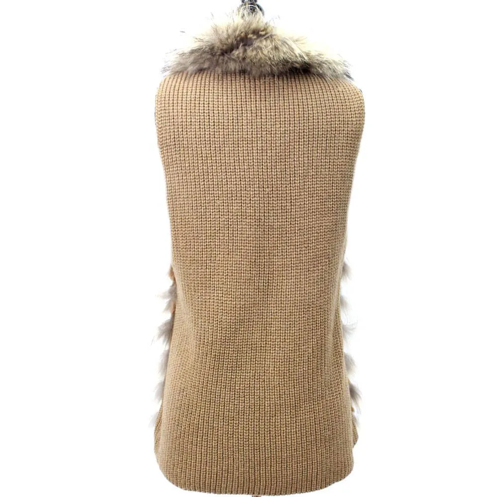 Raccoon & Rabbit Front Vest - Natural