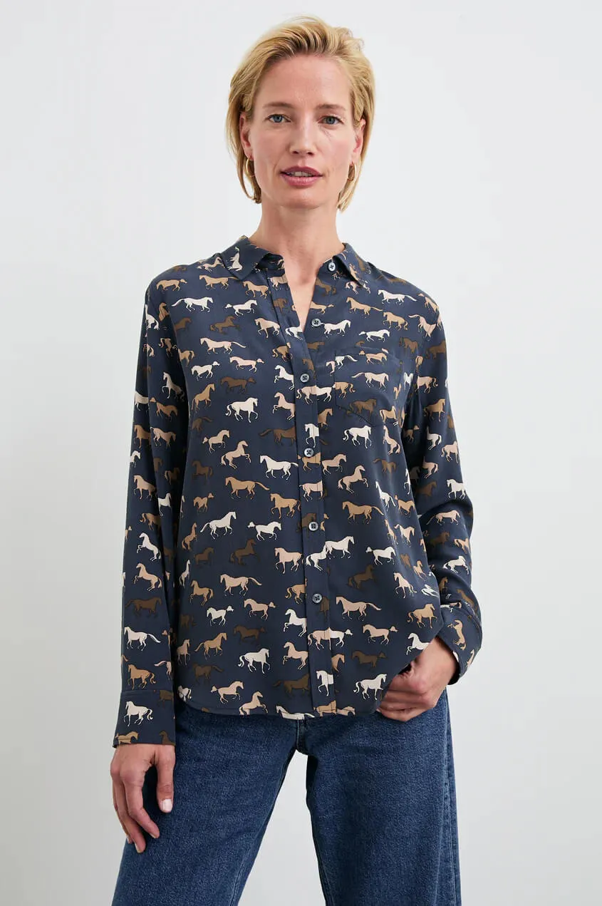 Rails Kate Shirt in Horses