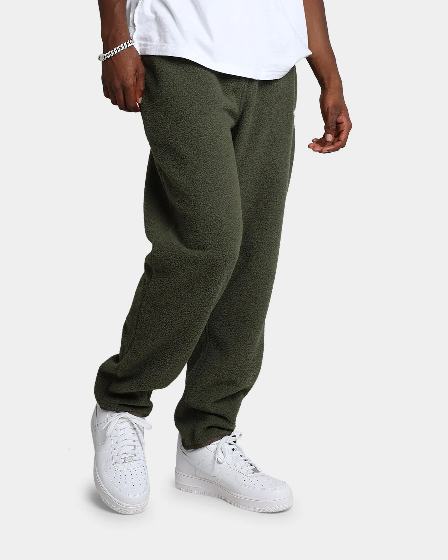 Raised By Wolves Sherpa Fleece Sweatpants Olive