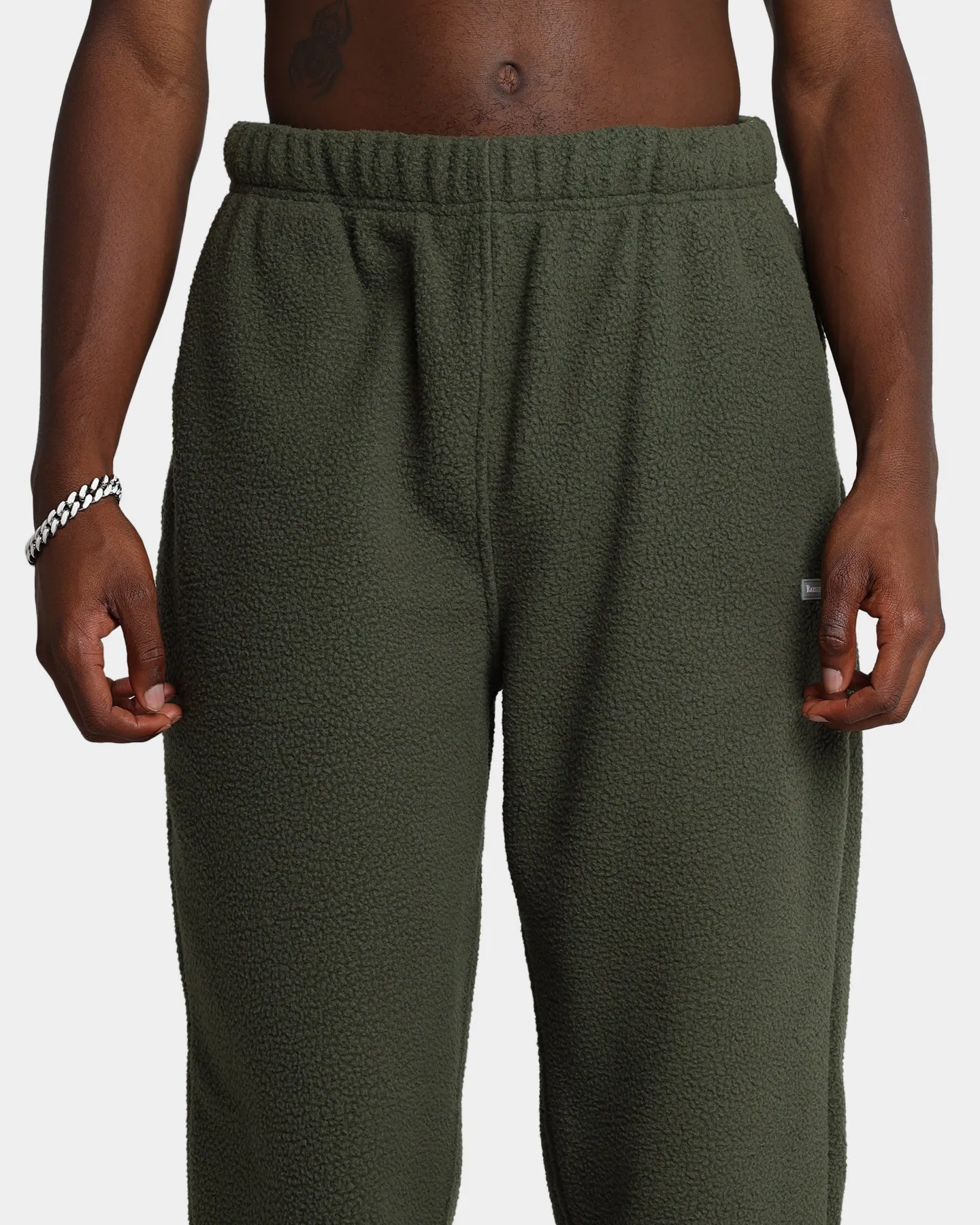 Raised By Wolves Sherpa Fleece Sweatpants Olive