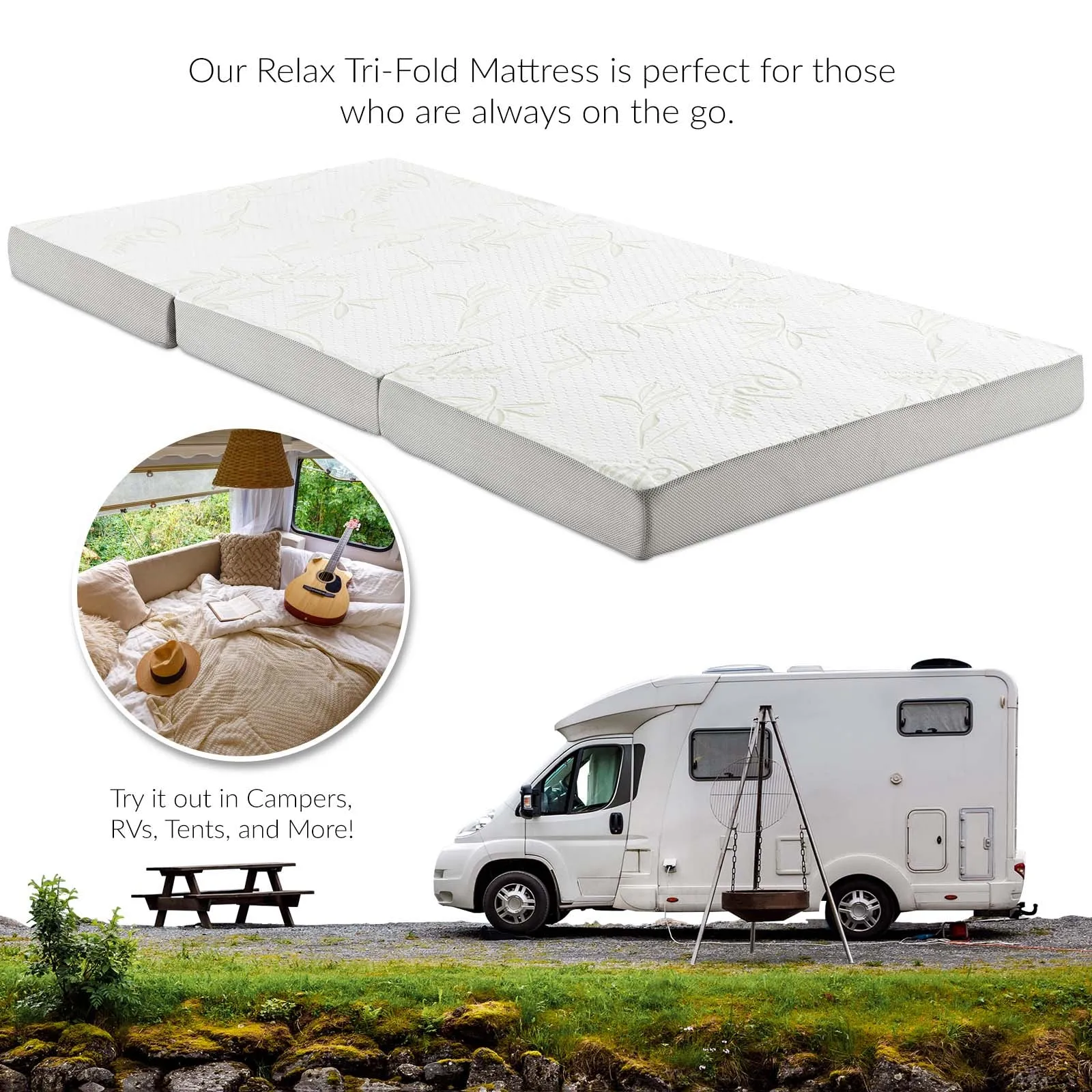 Relax Tri-Fold Mattress