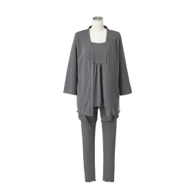 Roomwear 4Pcs Set  Dark Grey