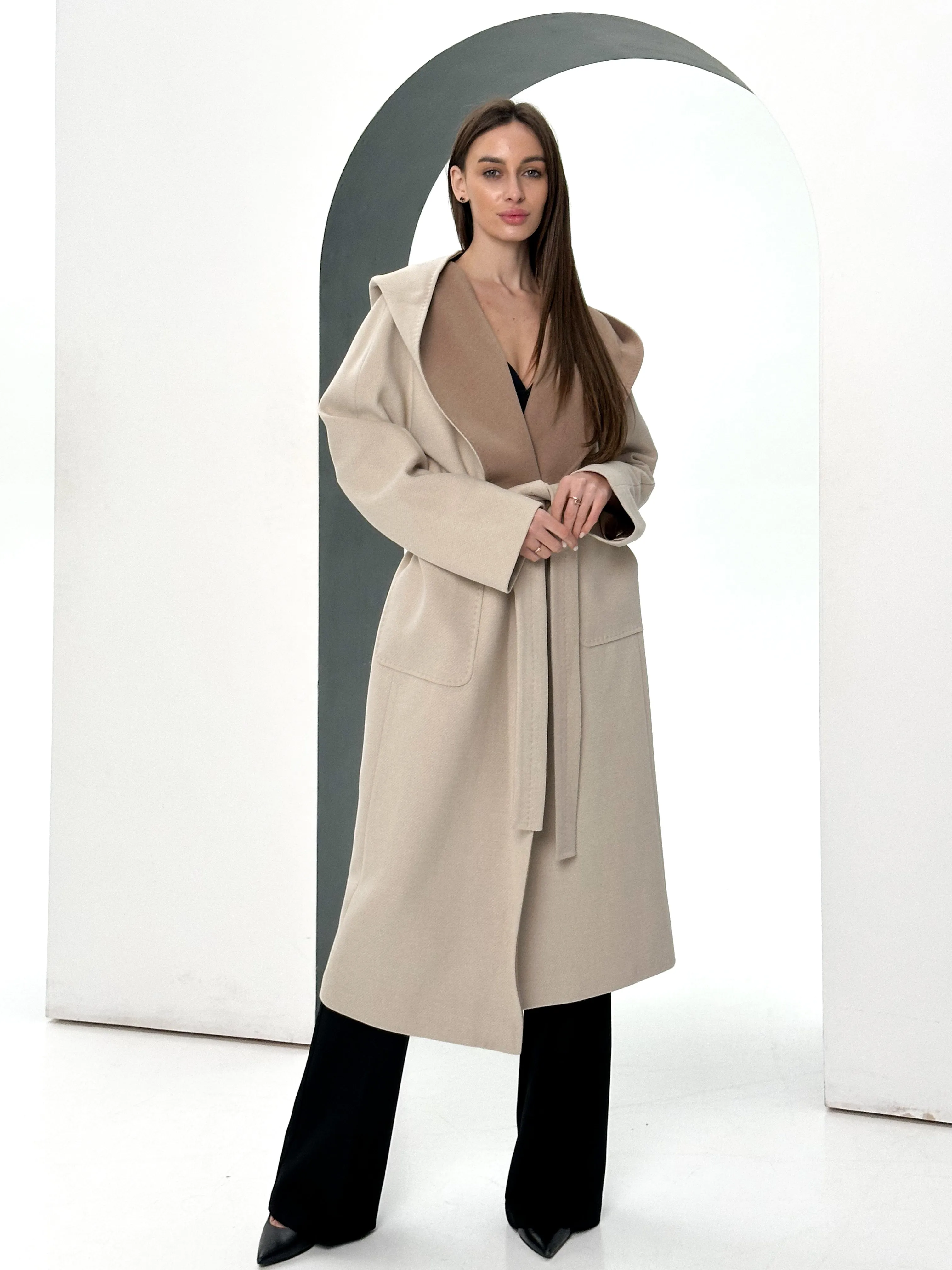 Savannah Classic Wraparound Wool Blend Overcoat