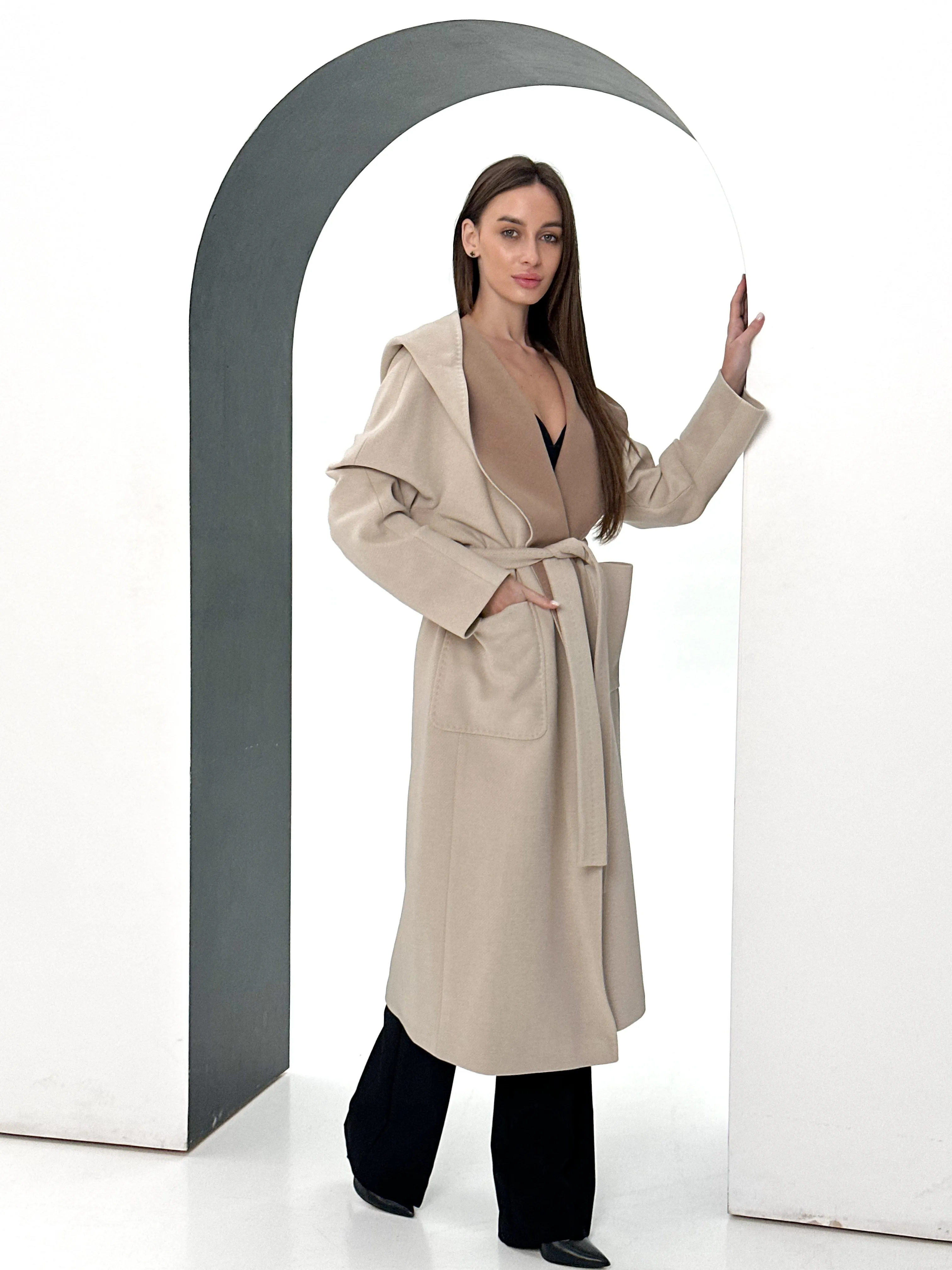 Savannah Classic Wraparound Wool Blend Overcoat