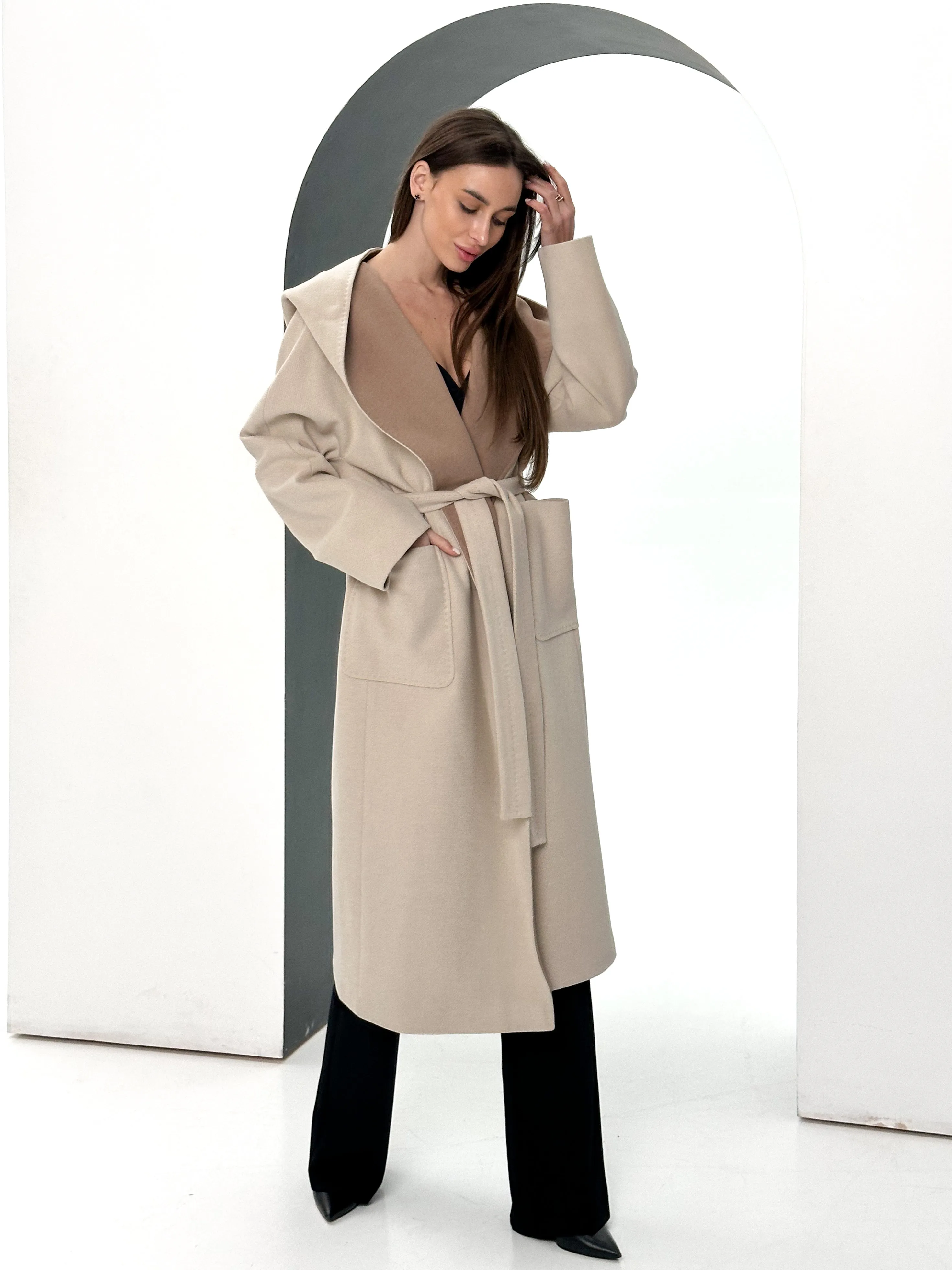 Savannah Classic Wraparound Wool Blend Overcoat