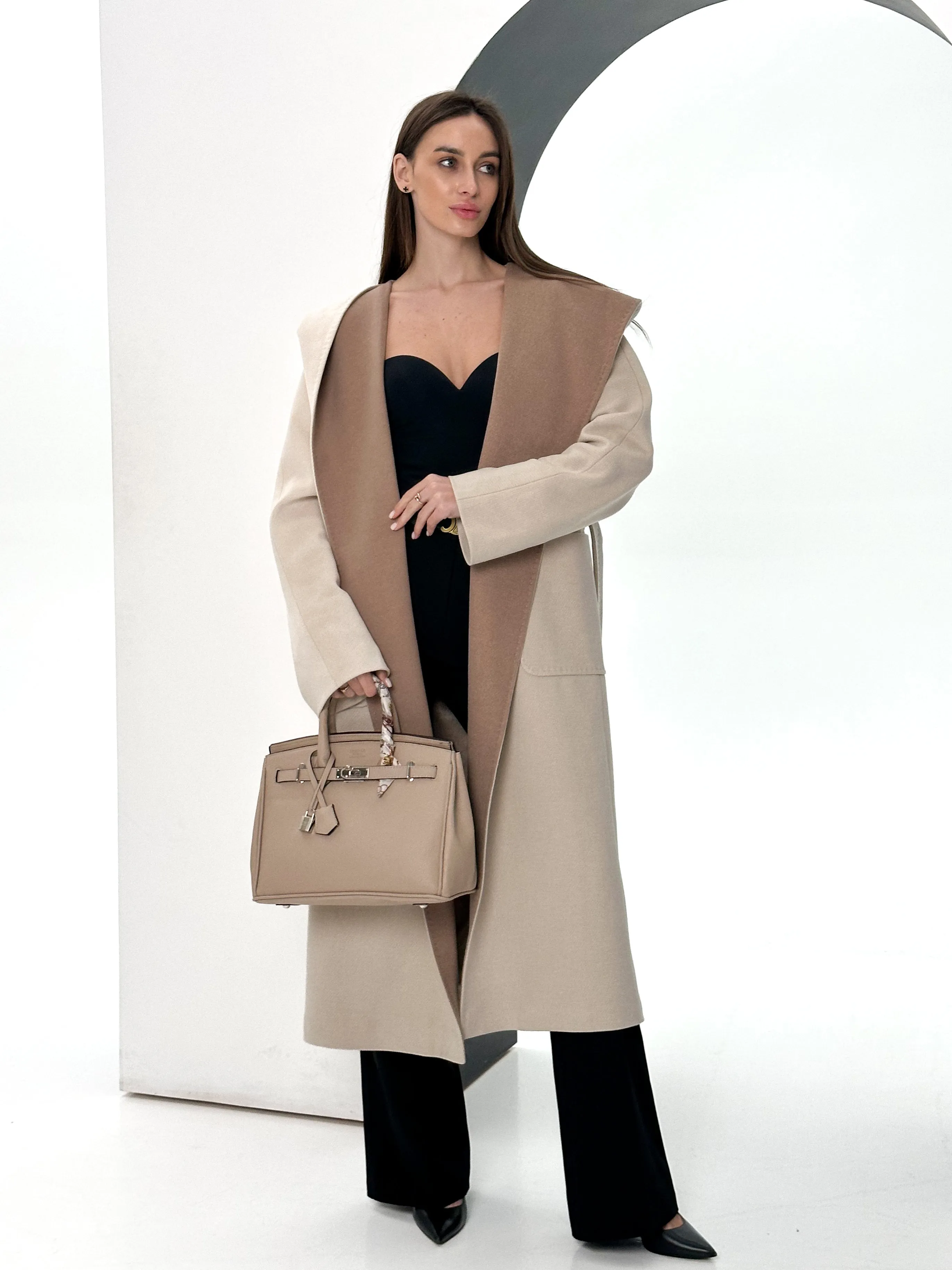 Savannah Classic Wraparound Wool Blend Overcoat