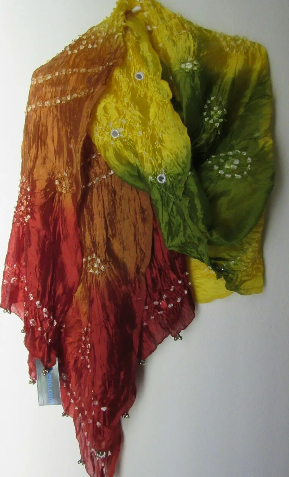 Scarf 7454 Georgette Tie Dye Dupatta Chunni Wrap Shawl Shieno Sarees