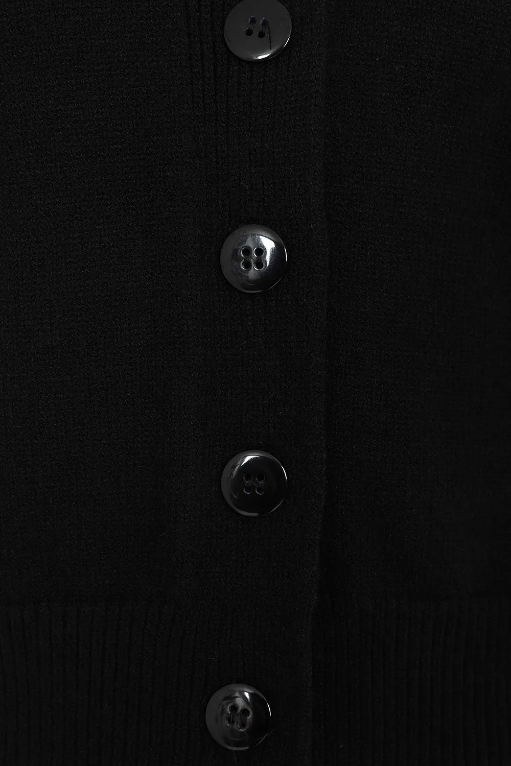 Shawl Collar Cardigan in Black by Banned Apparel