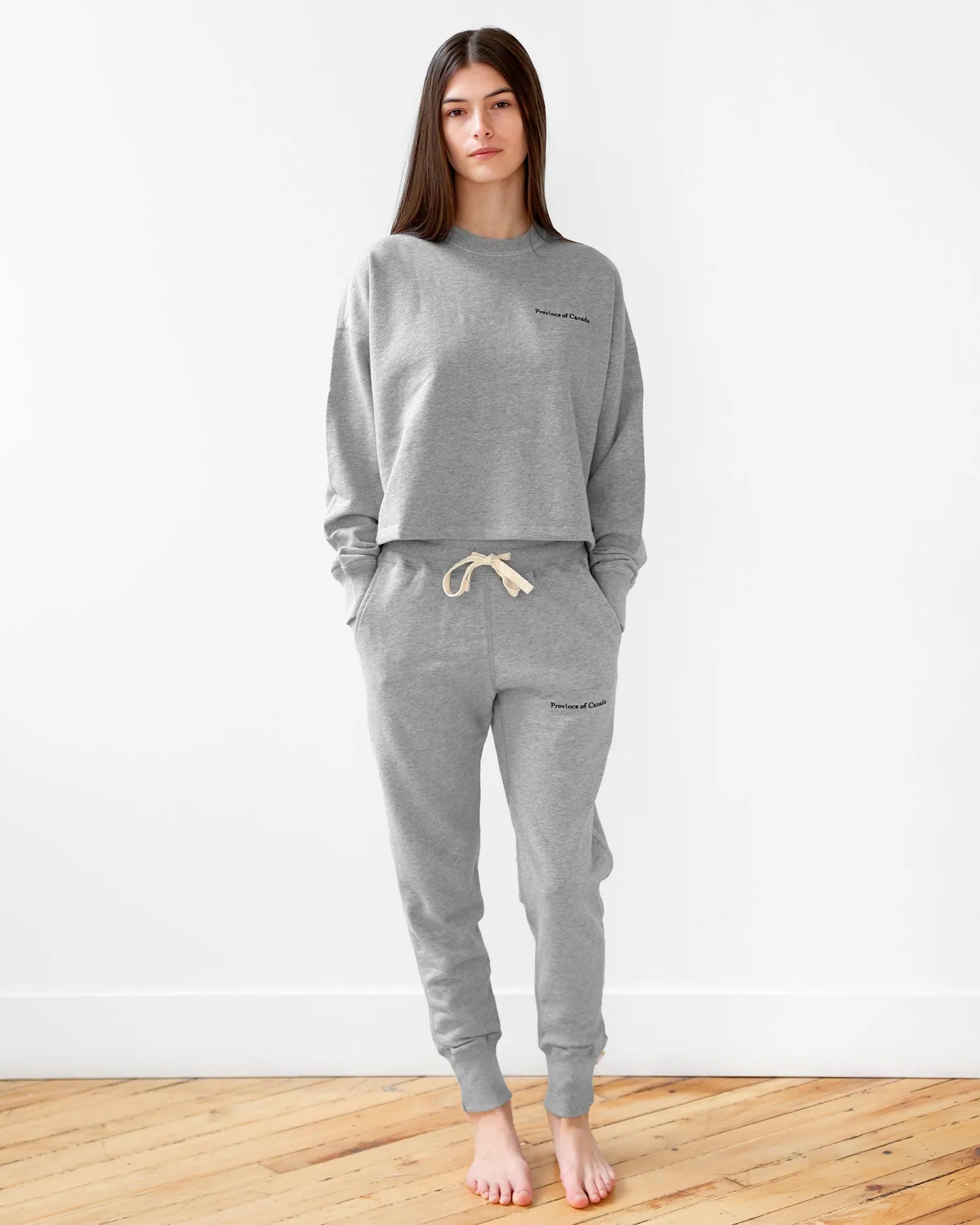 Skinny French Terry Sweatpant Heather Grey - Unisex