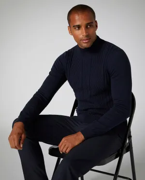 Slim Fit Cotton-Blend Sweater