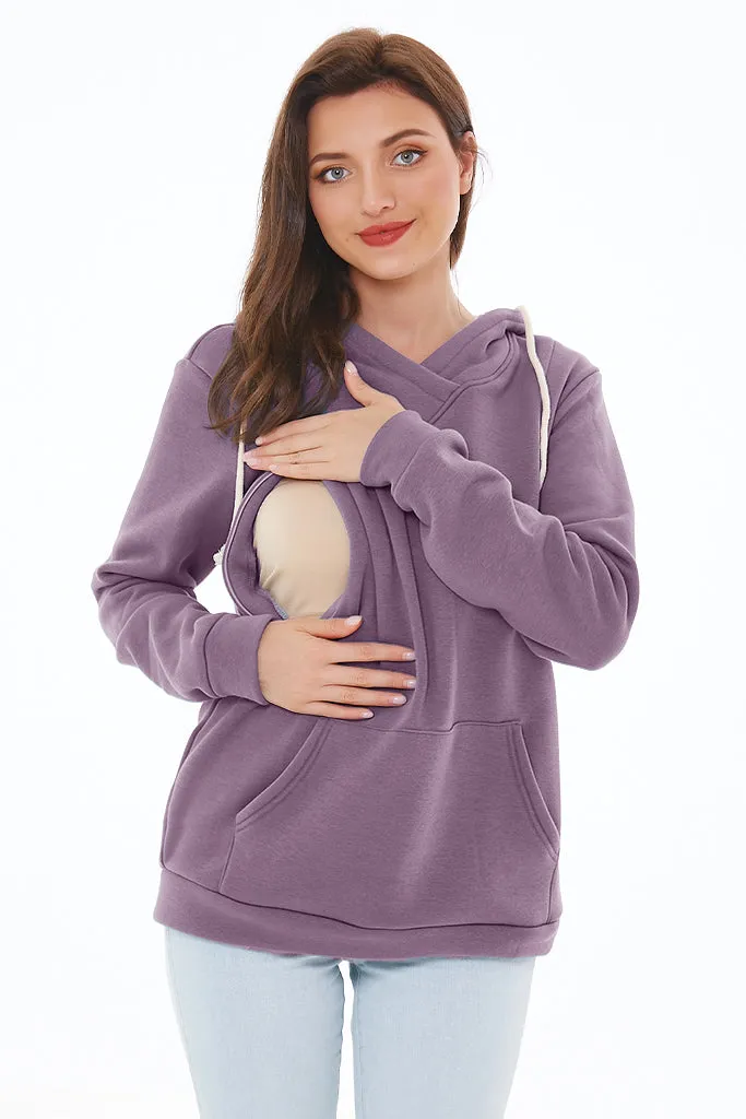 Smallshow Fleece Maternity & Nursing Hoodie