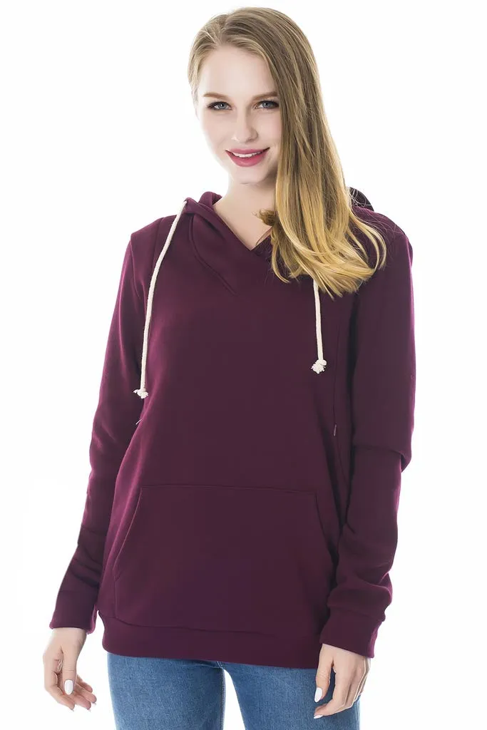 Smallshow Fleece Maternity & Nursing Hoodie