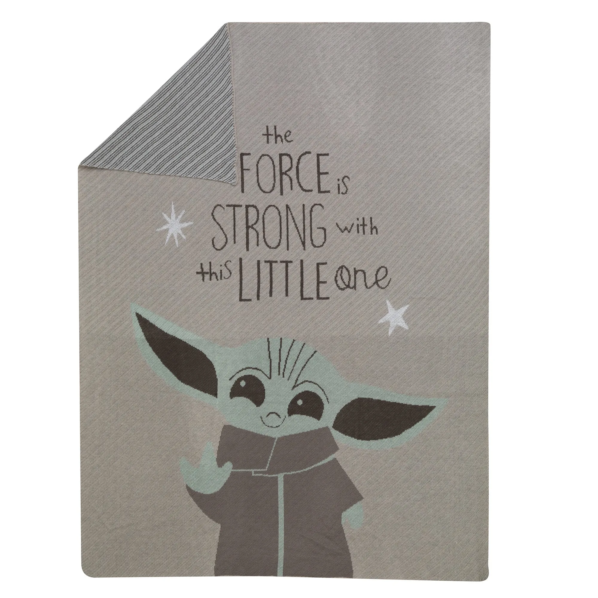 Star Wars Baby Yoda Knit Baby Blanket