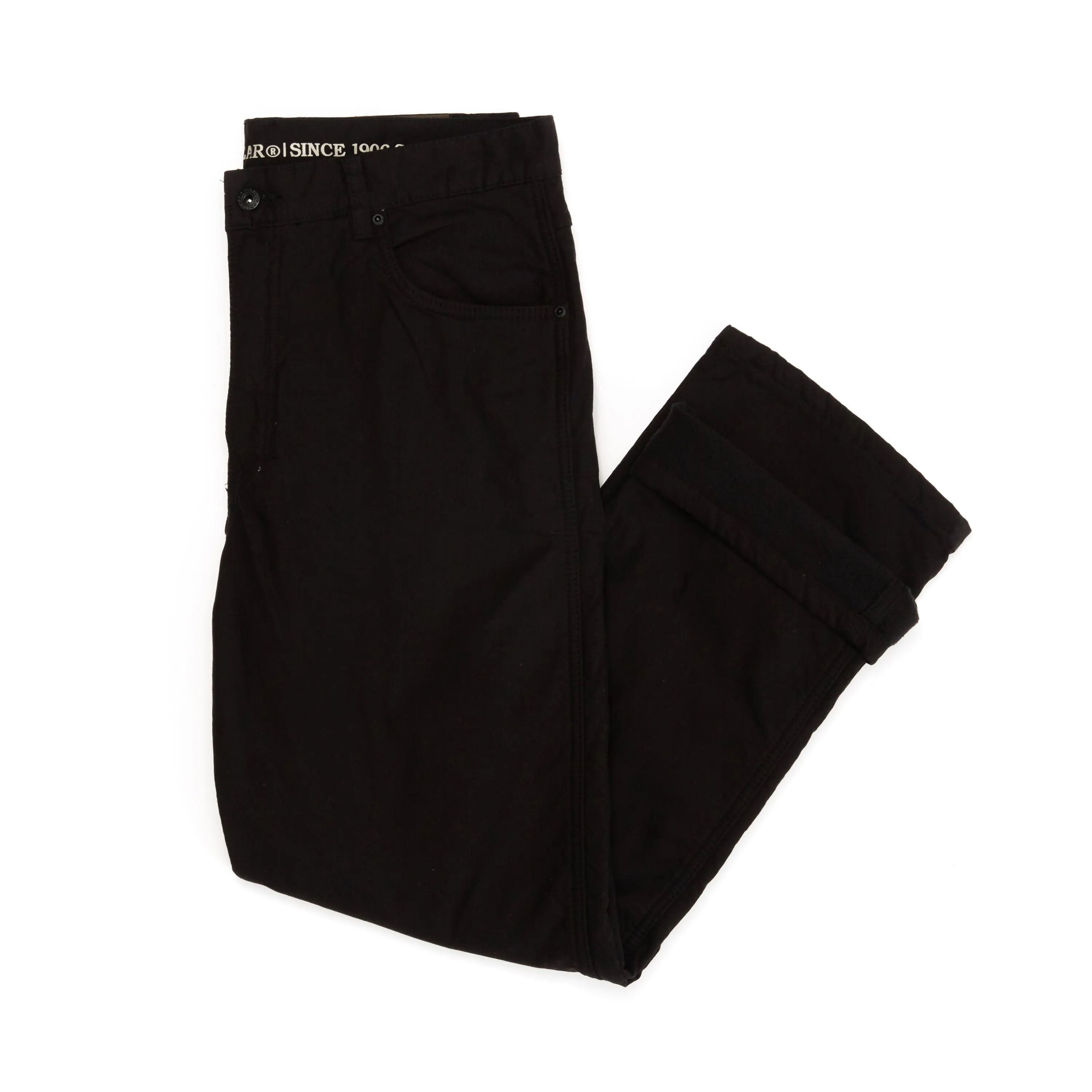 STRETCH FLEECE-LINED CANVAS 5-POCKET PANT