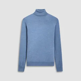 Super Merino Solid Turtleneck Sweater