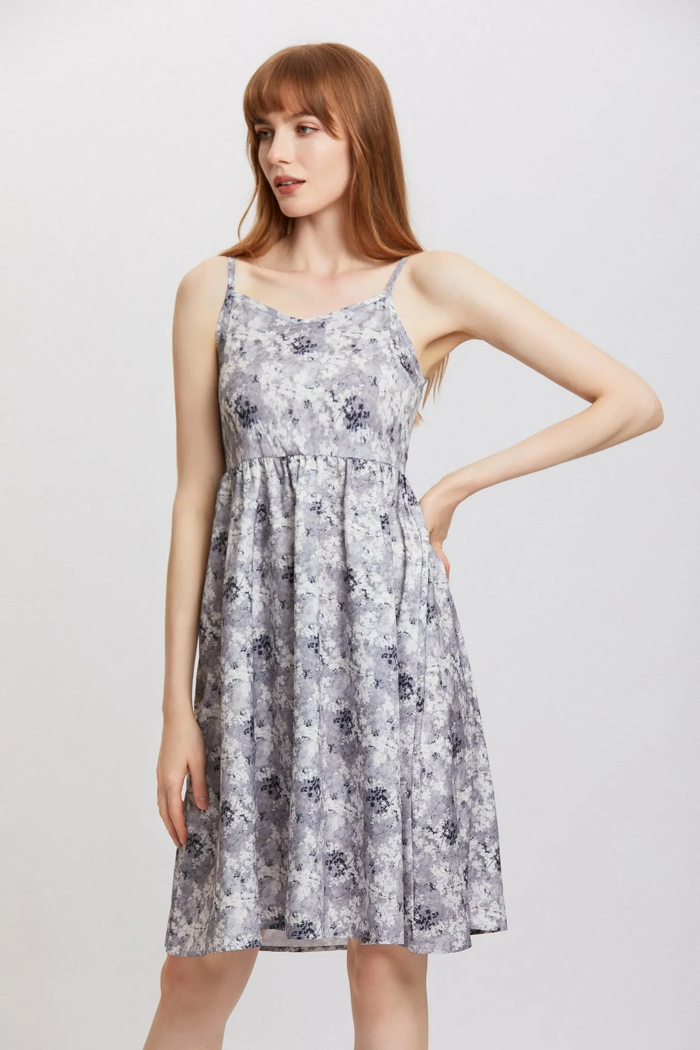 Sylphide | Odette Blue Chiffon Dress