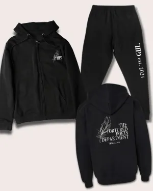 Taylor Swift Tortured Poets Department Zippered Hoodie | Sweatpants YOUTH