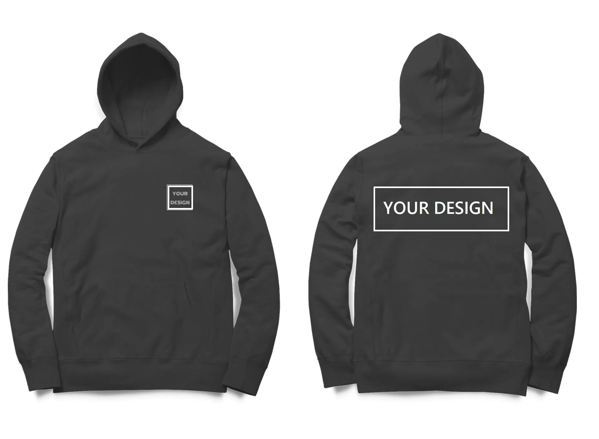 Unisex Hoodie with Customized Pocket Print 103