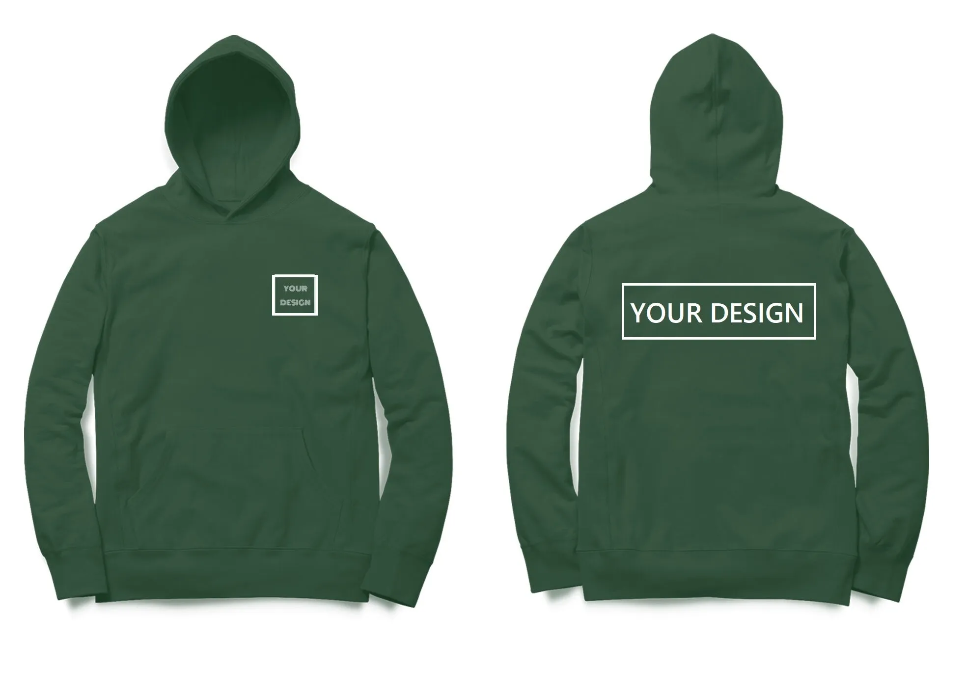 Unisex Hoodie with Customized Pocket Print 103