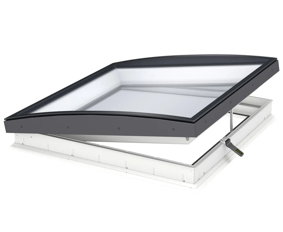 VELUX CVU 060060 1093 INTEGRA® Electric Curved Glass Rooflight Package 60 x 60 cm (Including CVU Double Glazed Base & ISU Curved Glass Top Cover)