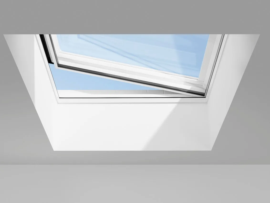 VELUX CVU 060060 1093 INTEGRA® Electric Curved Glass Rooflight Package 60 x 60 cm (Including CVU Double Glazed Base & ISU Curved Glass Top Cover)