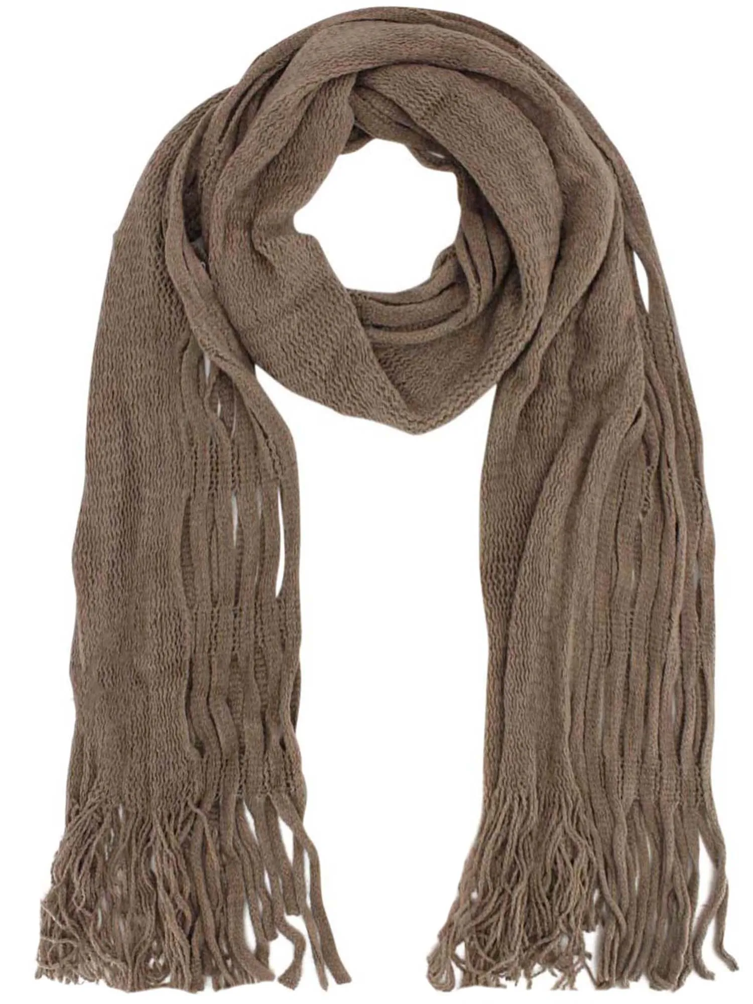 Versatile Long Soft Knit Winter Neck Scarf