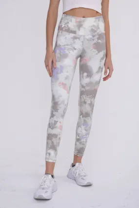 Watercolor Floral High-Waist Leggings