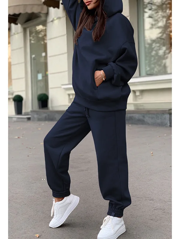 Women's 2 Piece Sweatsuits Outfits Oversized Hoodie Jogger Sweatpants