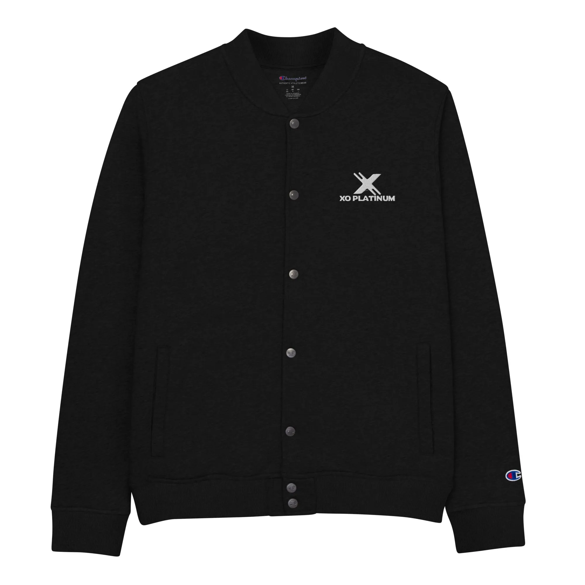 XO Platinum Embroidered Champion Bomber Jacket