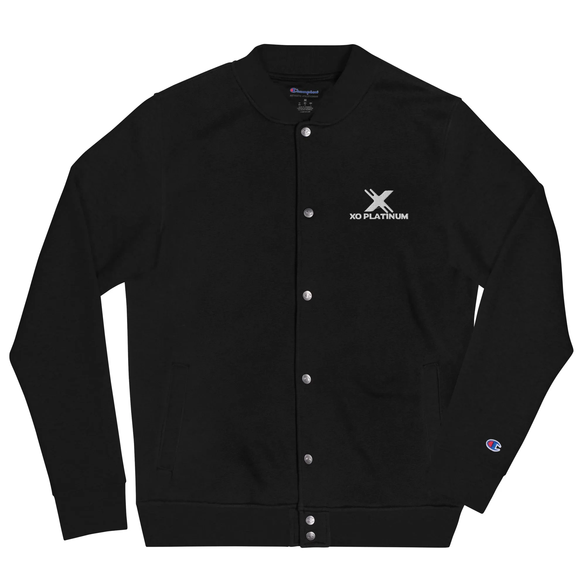 XO Platinum Embroidered Champion Bomber Jacket