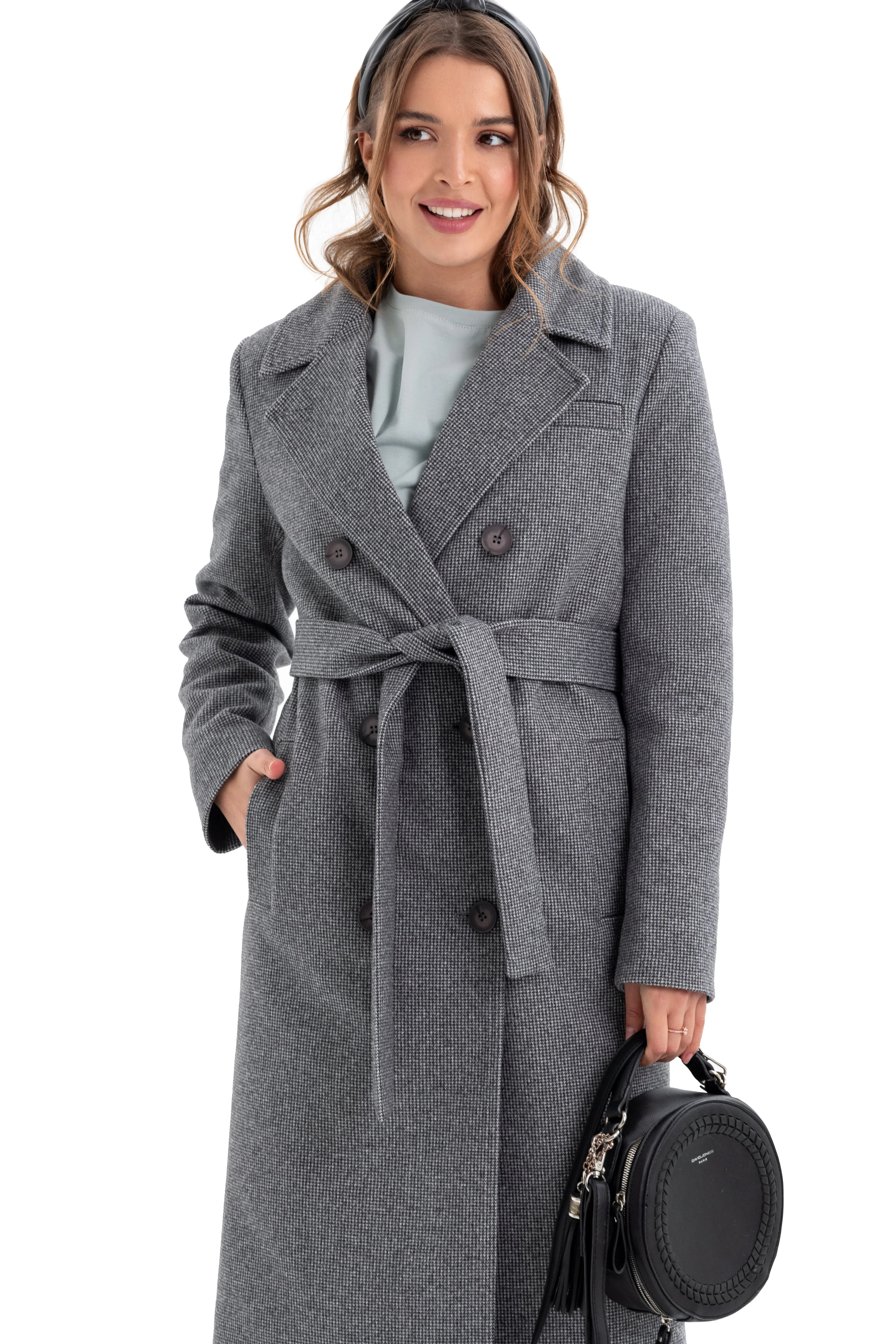 Zarina Classic Wool Blend Overcoat